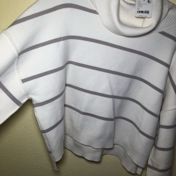 Free people Paulie Long sleeve Sweater In Moonbeam Combo size XS - Picture 5 of 10